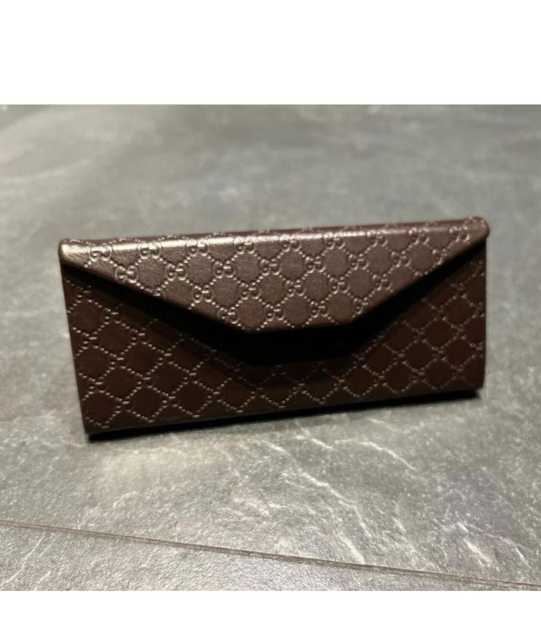 GUCCI Коричневые солнцезащитные очки, фото 4