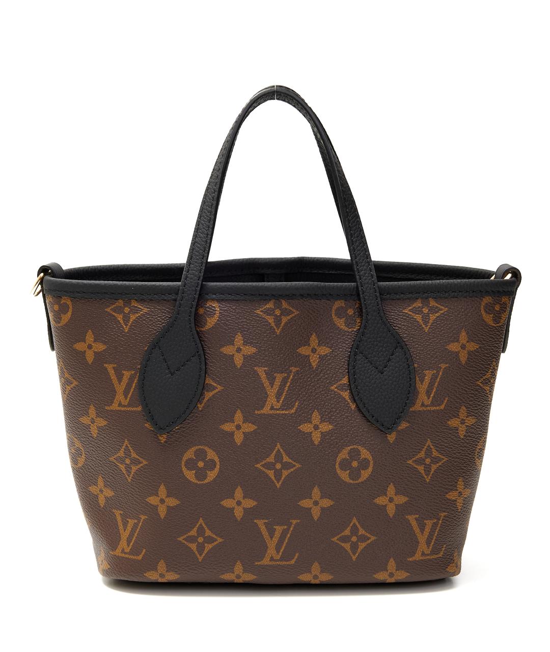 LOUIS VUITTON Коричневая кожаная сумка тоут, фото 3