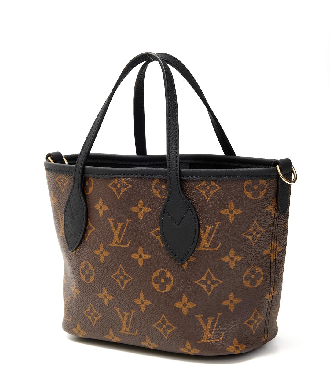 LOUIS VUITTON Коричневая кожаная сумка тоут, фото 2