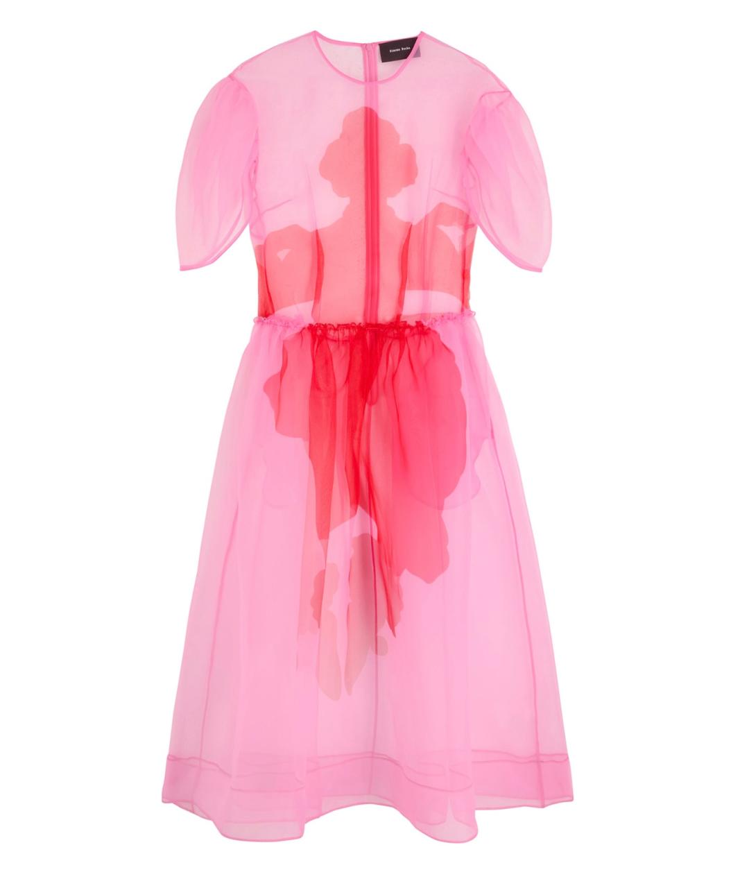 SIMONE ROCHA Розовое коктейльное платье, фото 6