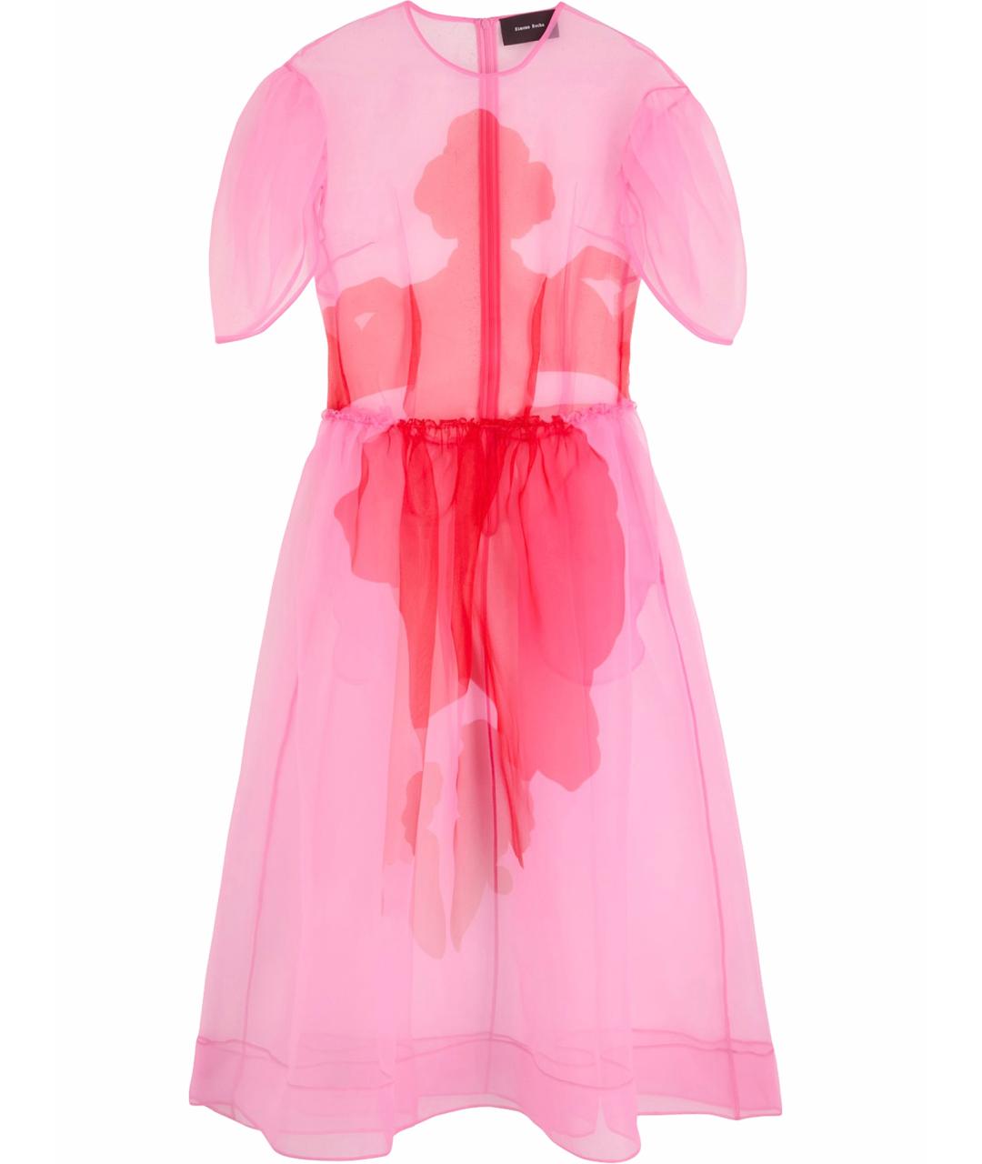 SIMONE ROCHA Розовое коктейльное платье, фото 1