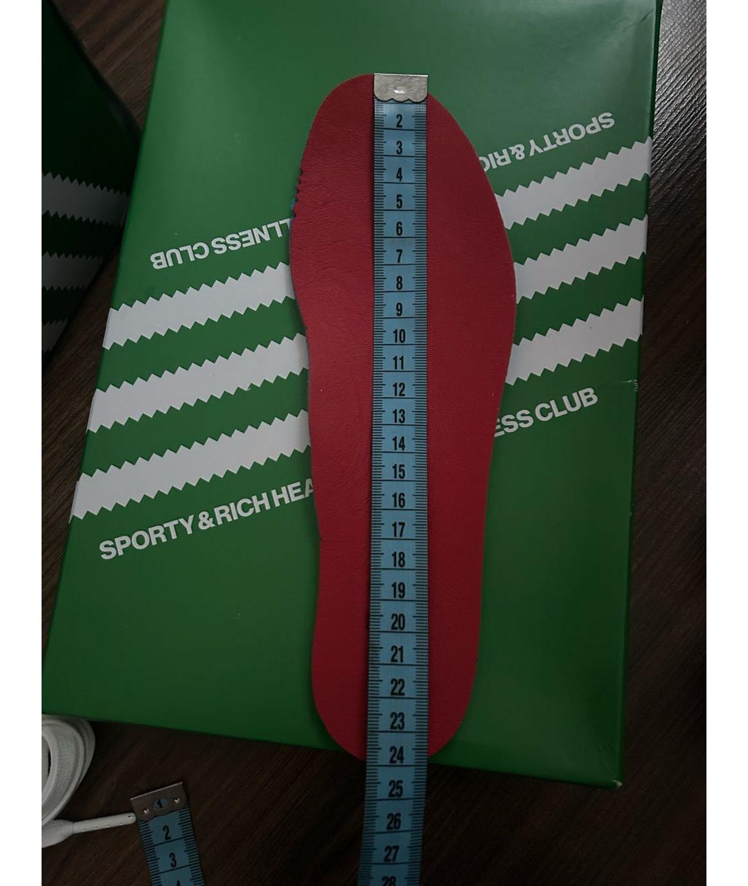 SPORTY AND RICH Белые кожаные кроссовки, фото 4