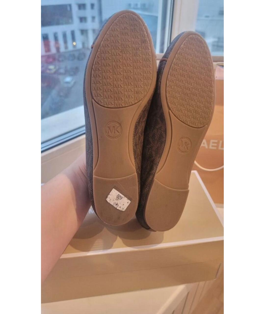 MICHAEL KORS Коричневые балетки, фото 5