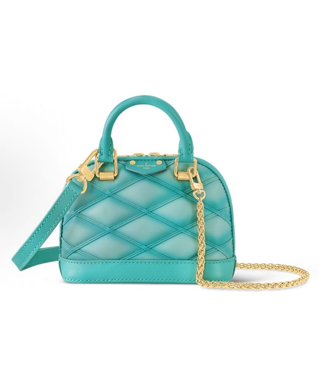 LOUIS VUITTON Голубая сумка с короткими ручками, фото 8