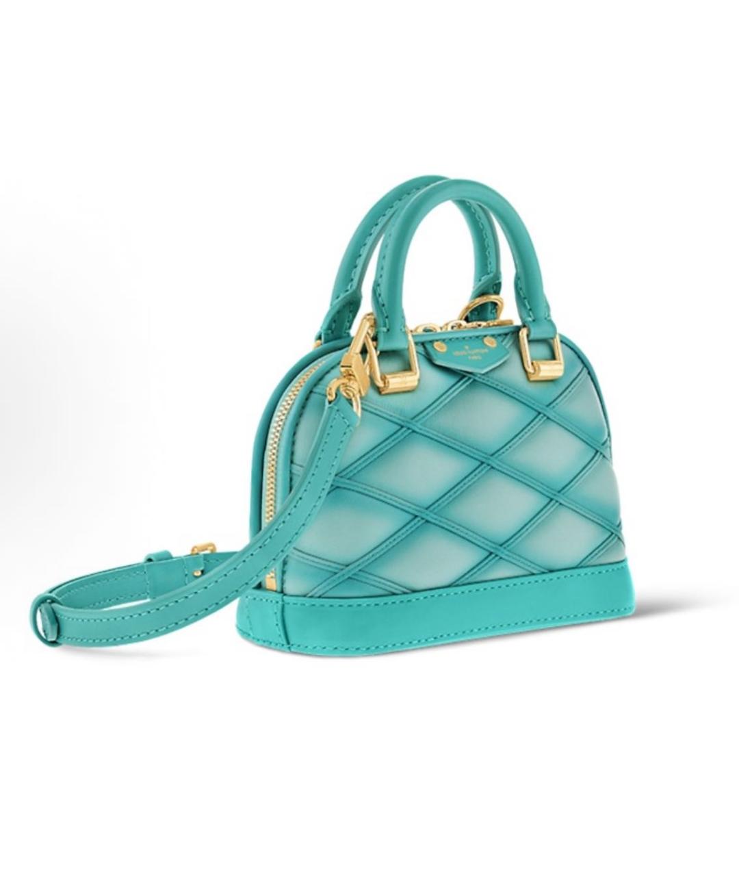 LOUIS VUITTON Голубая сумка с короткими ручками, фото 2