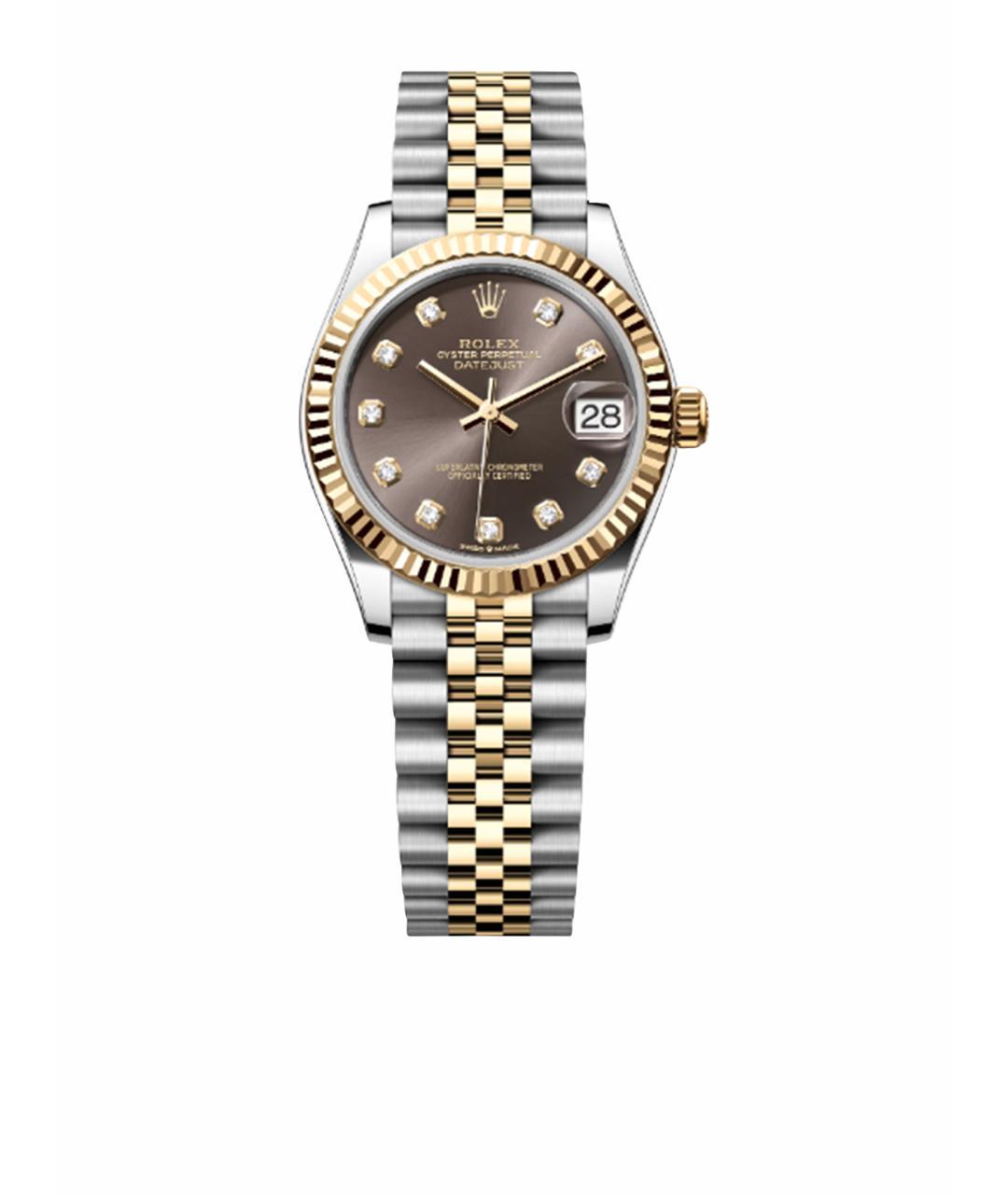 ROLEX Коричневые часы, фото 1