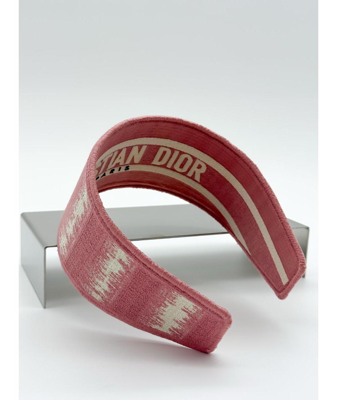 CHRISTIAN DIOR Розовый ободок, фото 4