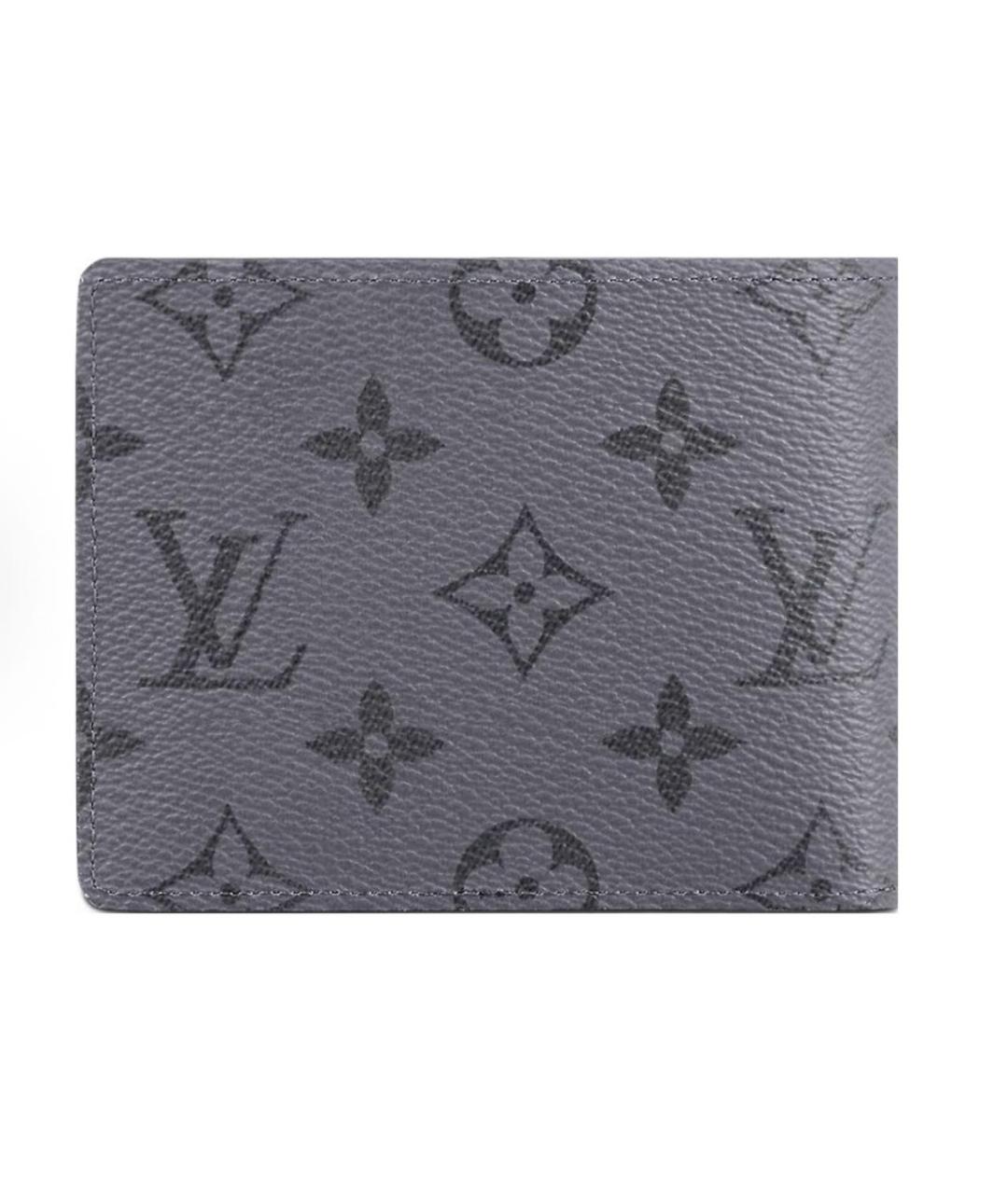 LOUIS VUITTON Антрацитовый кошелек, фото 4