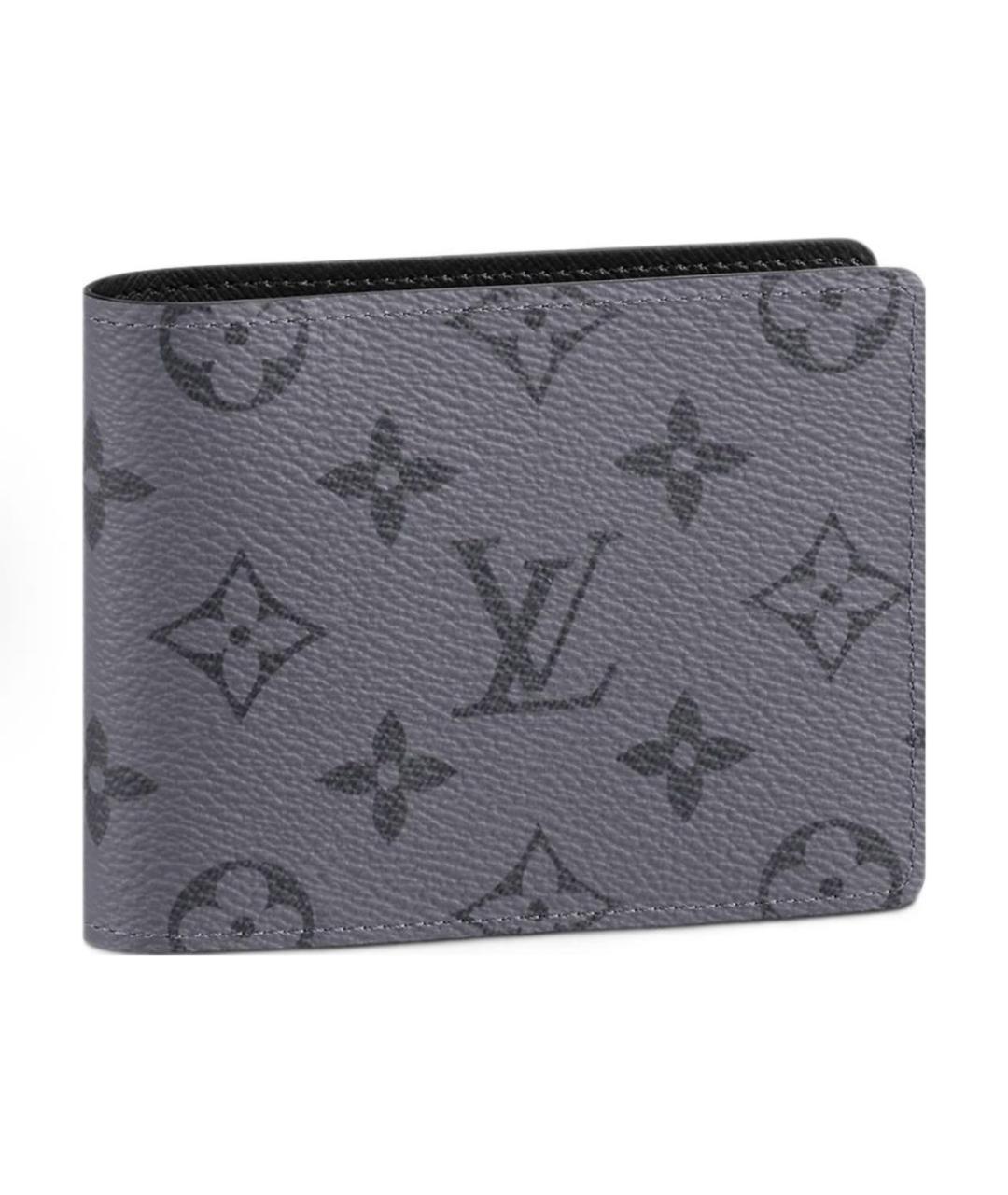 LOUIS VUITTON Антрацитовый кошелек, фото 5