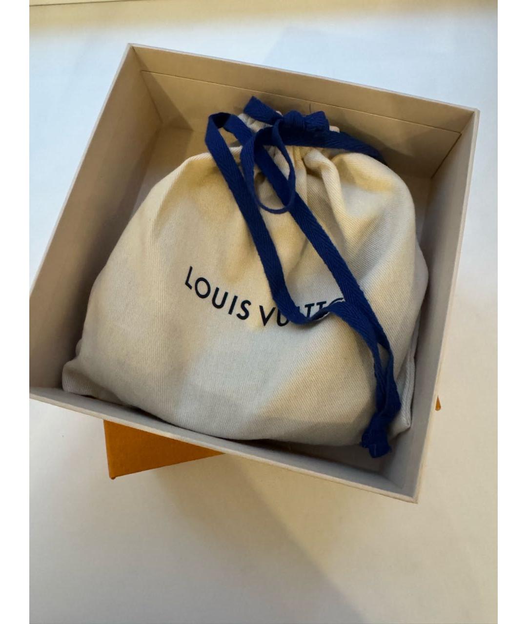 LOUIS VUITTON Коричневый кожаный ремень, фото 4