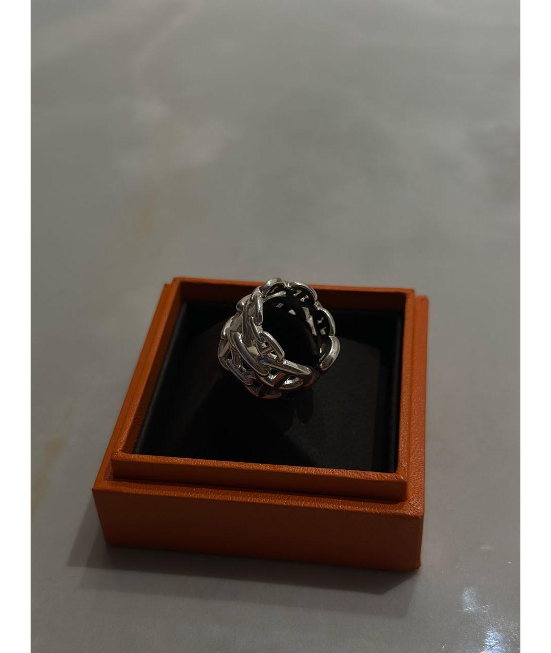 HERMES Серебряное серебряное кольцо, фото 3