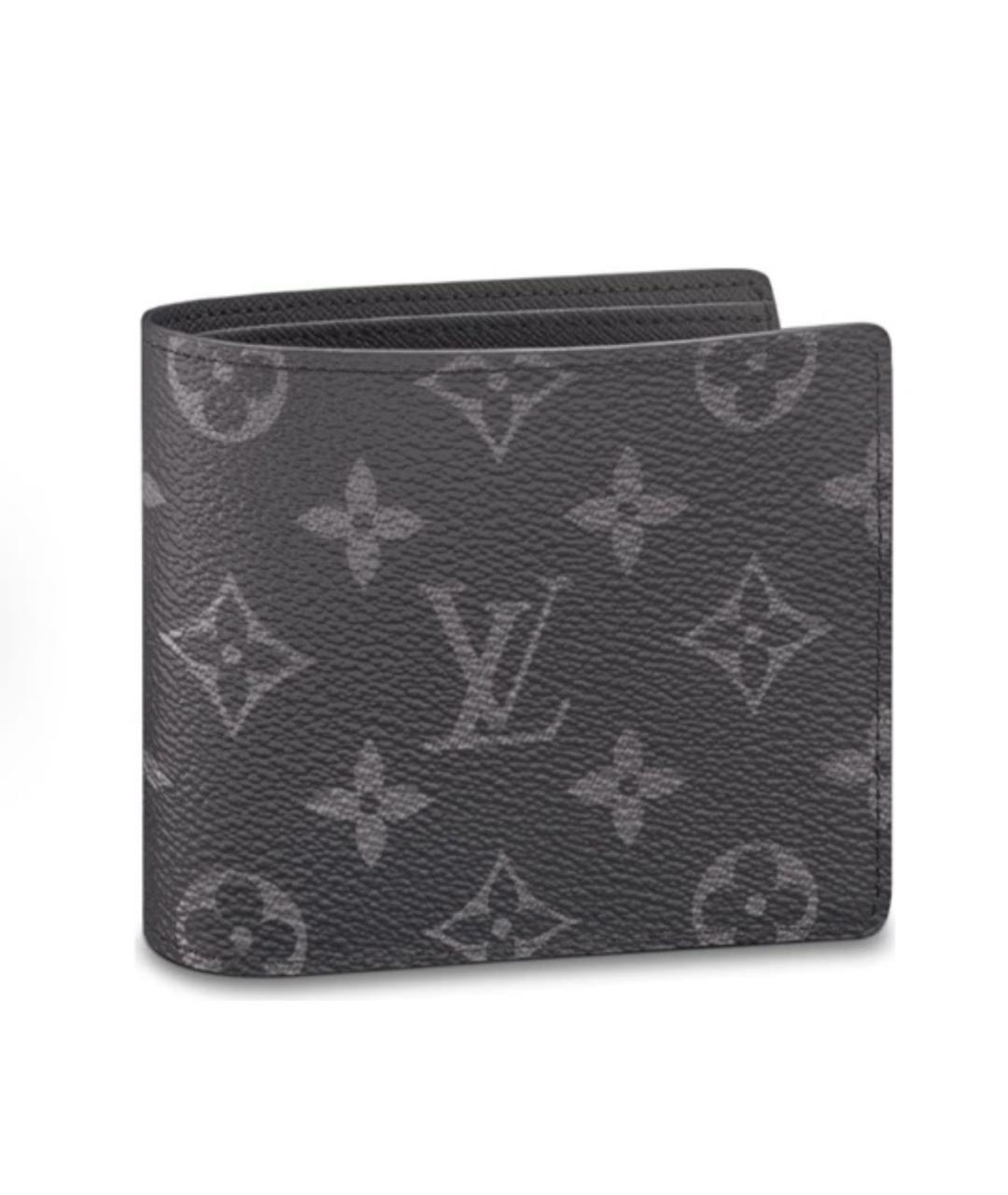 LOUIS VUITTON Антрацитовый кошелек, фото 6