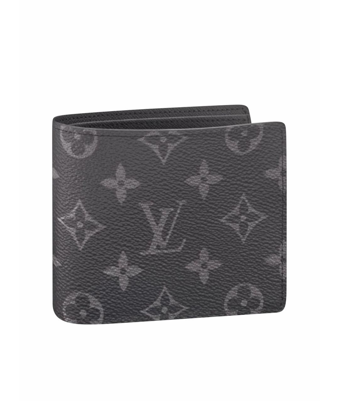 LOUIS VUITTON Антрацитовый кошелек, фото 1