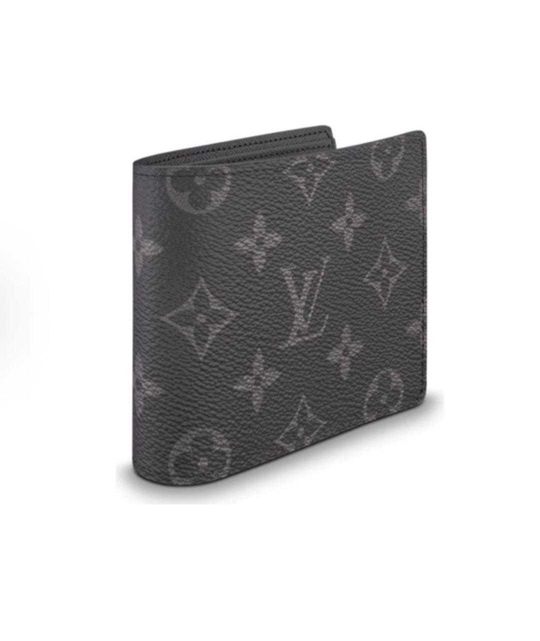 LOUIS VUITTON Антрацитовый кошелек, фото 3