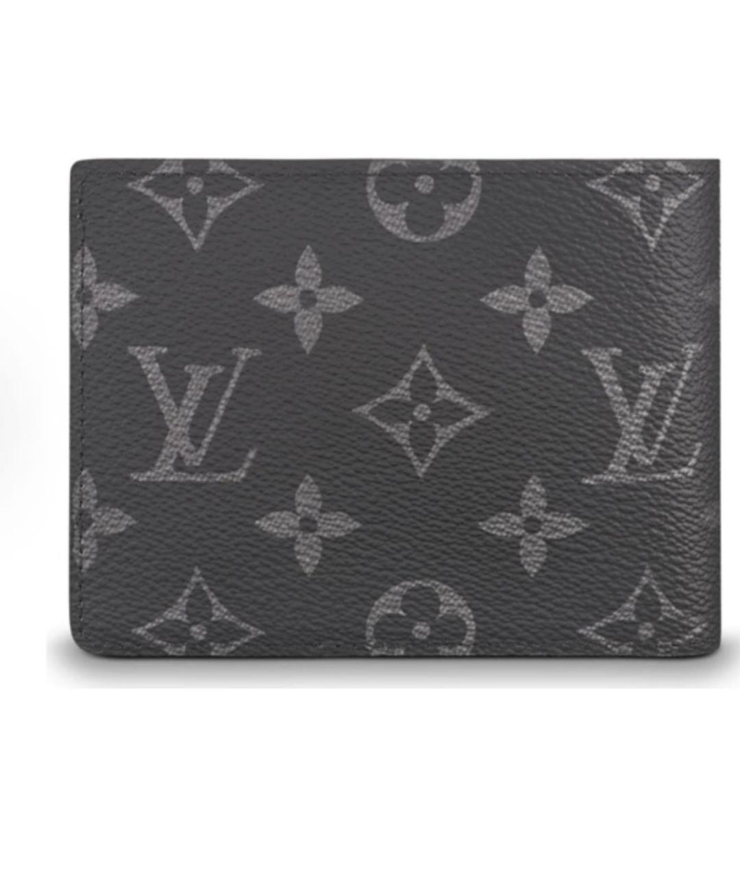 LOUIS VUITTON Антрацитовый кошелек, фото 2