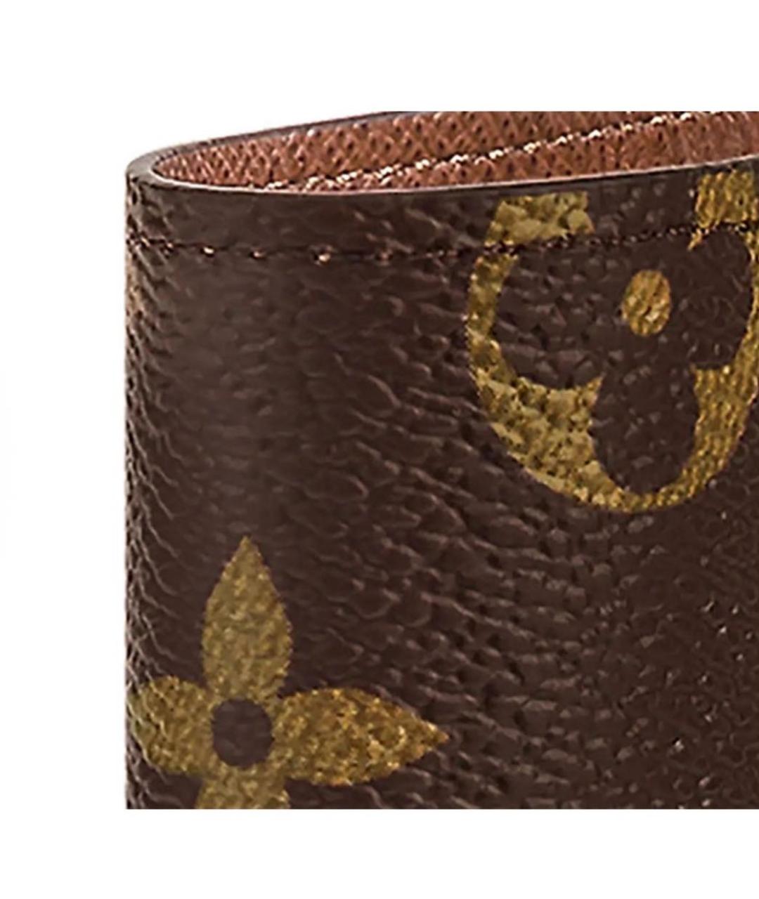 LOUIS VUITTON Коричневый кошелек, фото 4
