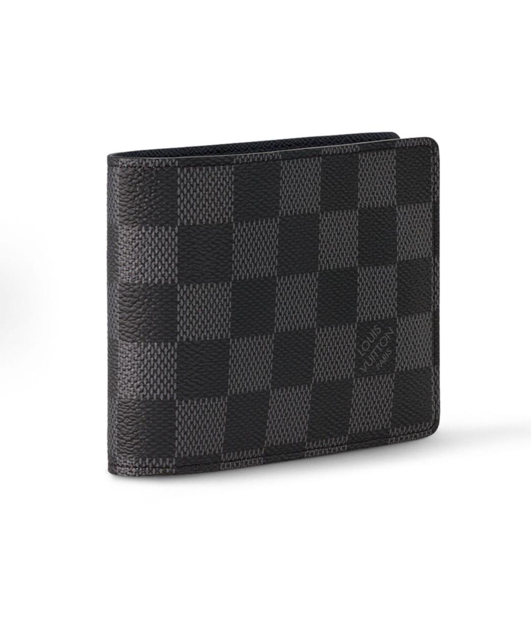 LOUIS VUITTON Антрацитовый кошелек, фото 6