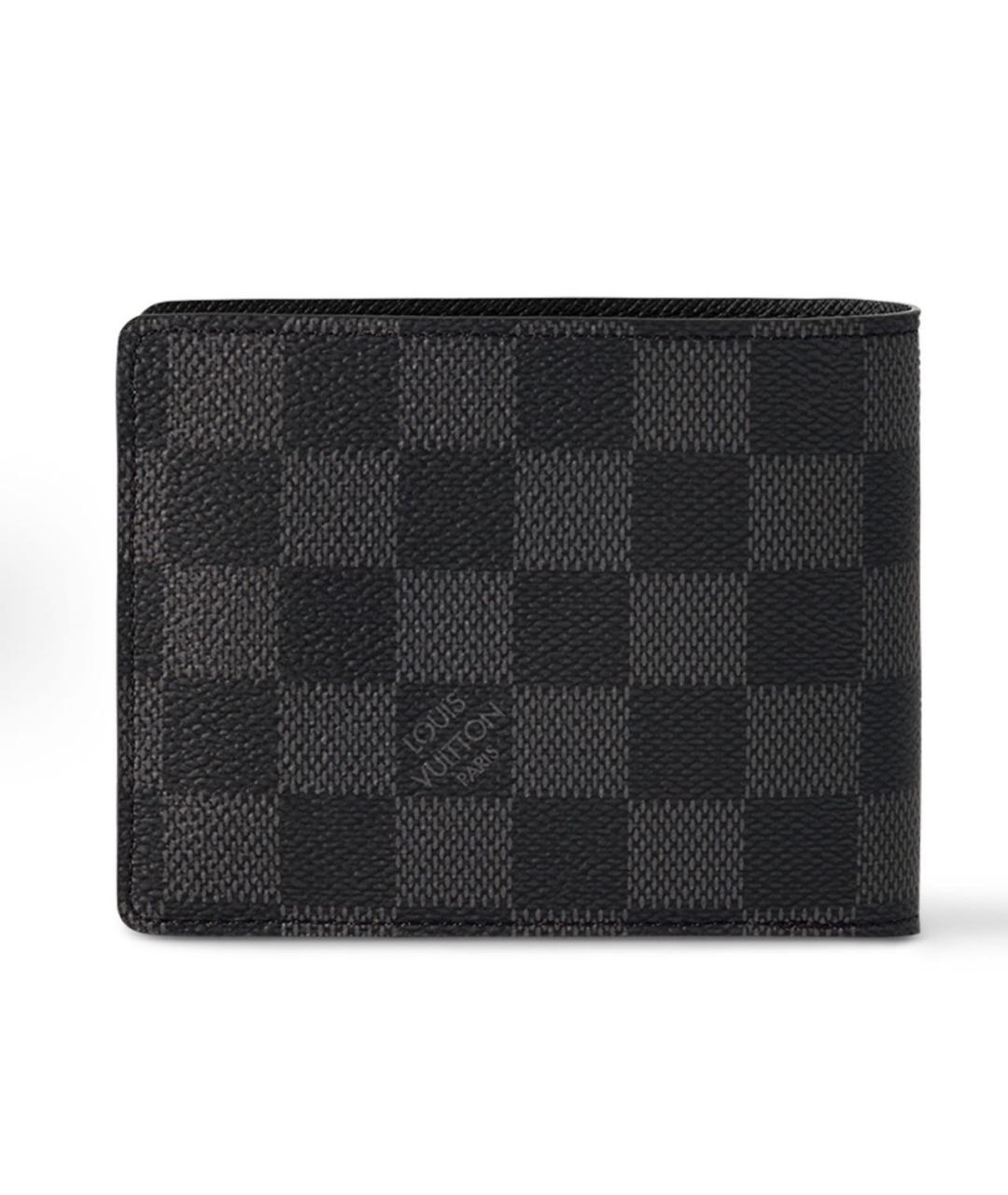 LOUIS VUITTON Антрацитовый кошелек, фото 2