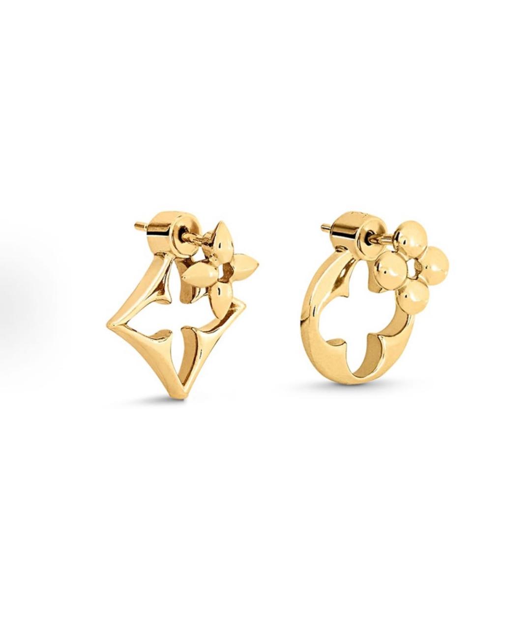 LOUIS VUITTON Золотые серьги, фото 2