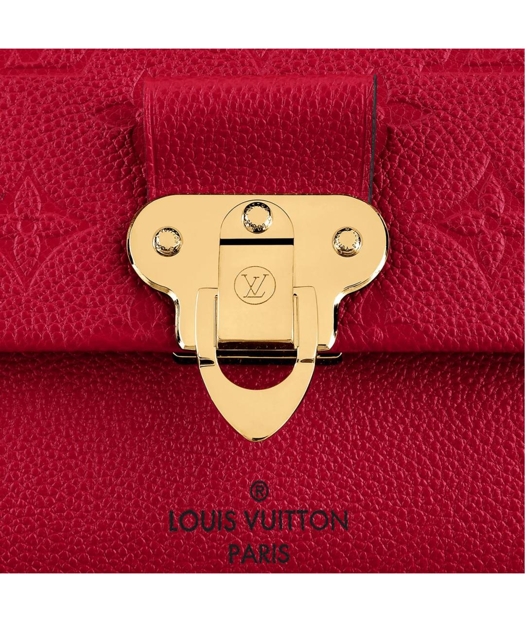 LOUIS VUITTON Красная сумка через плечо, фото 4