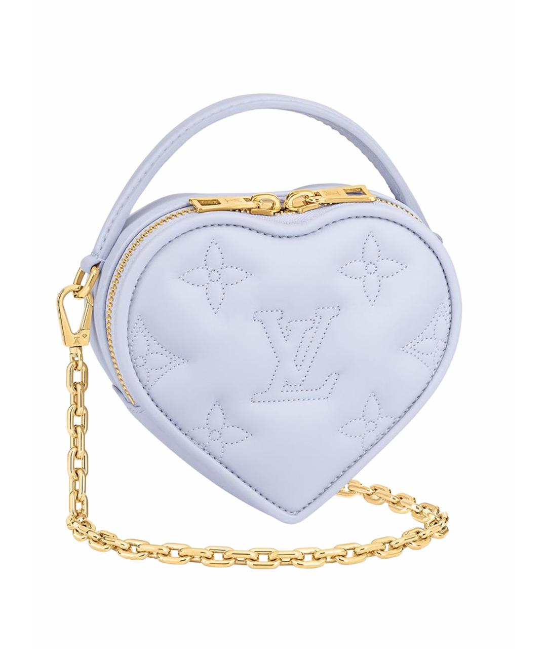 LOUIS VUITTON Фиолетовая кожаная сумка с короткими ручками, фото 1