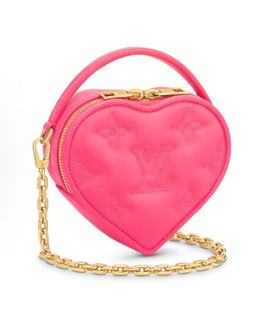 LOUIS VUITTON Фуксия сумка с короткими ручками, фото 5
