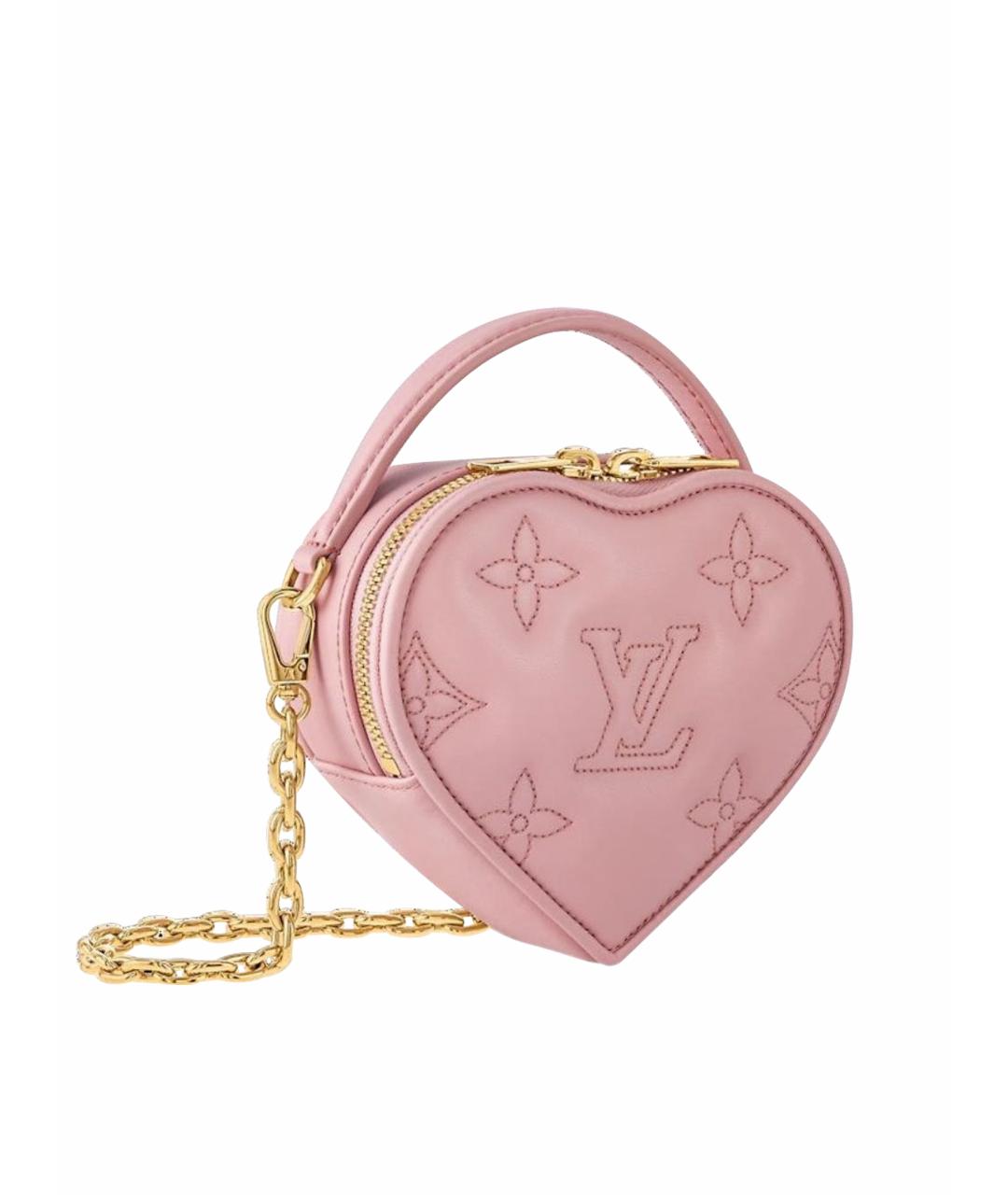 LOUIS VUITTON Розовая сумка с короткими ручками, фото 1