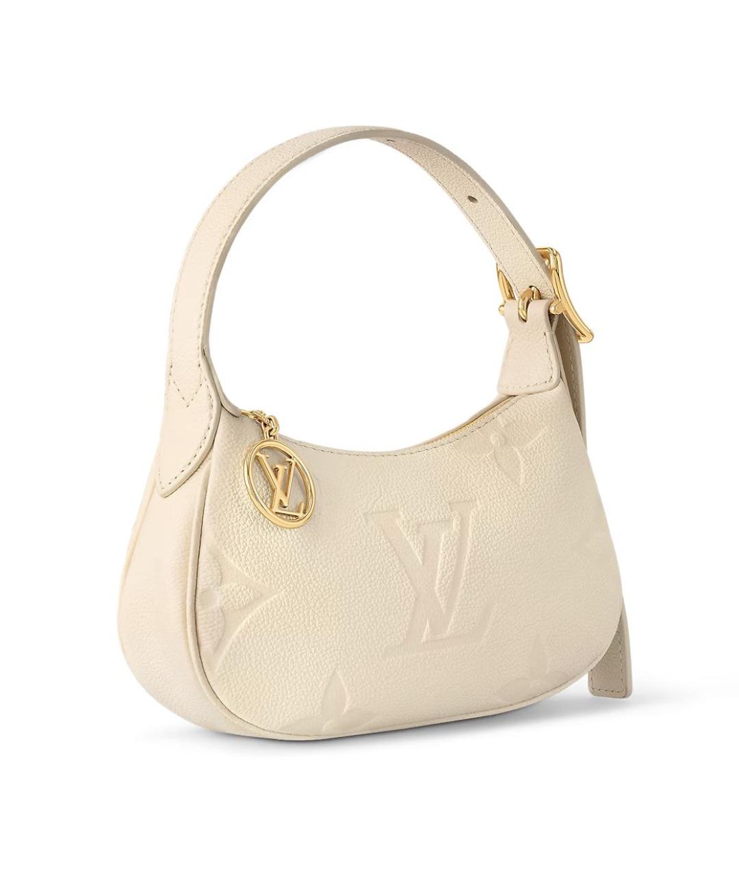 LOUIS VUITTON Бежевая сумка с короткими ручками, фото 3
