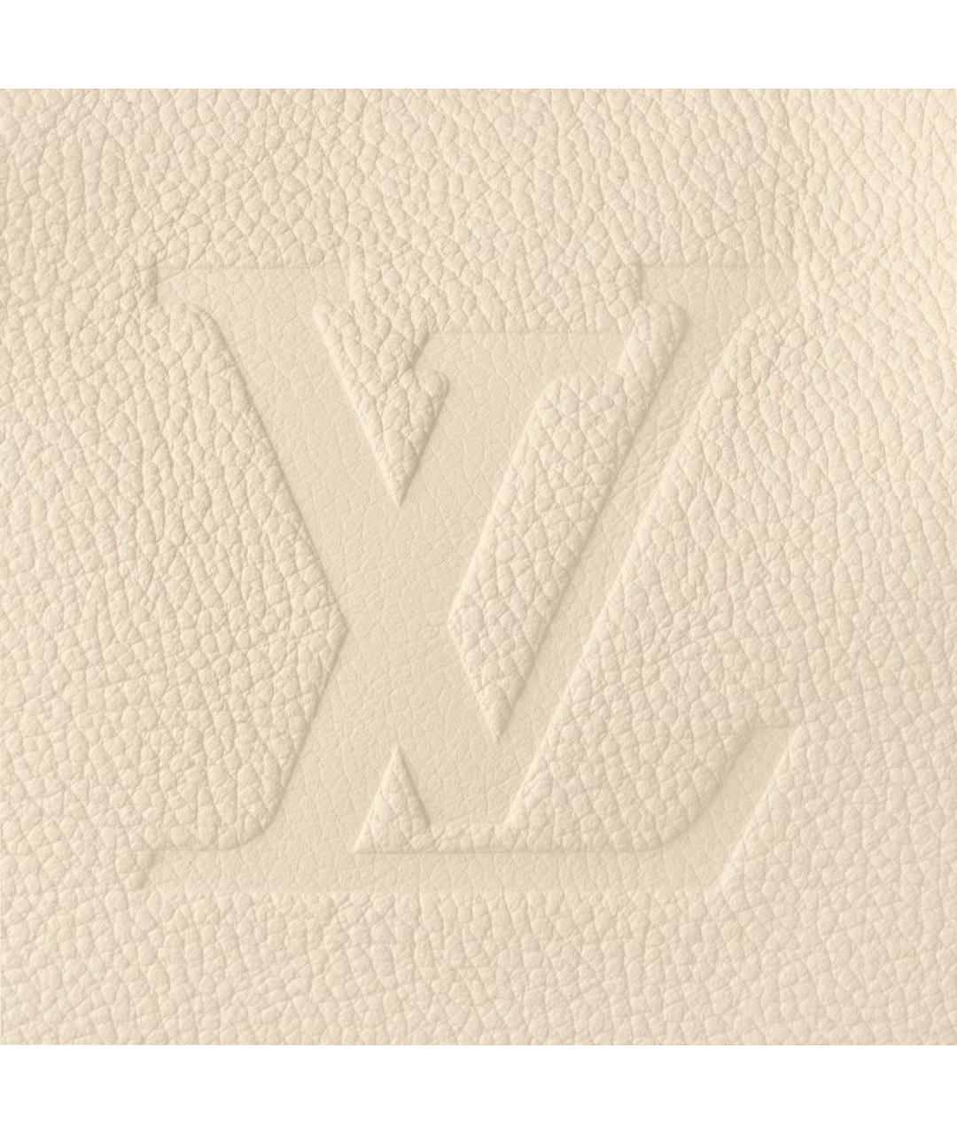 LOUIS VUITTON Бежевая сумка с короткими ручками, фото 4