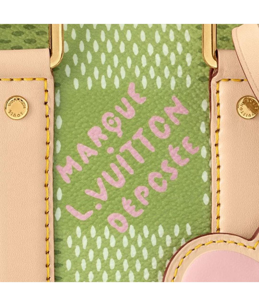 LOUIS VUITTON Зеленая сумка с короткими ручками, фото 5