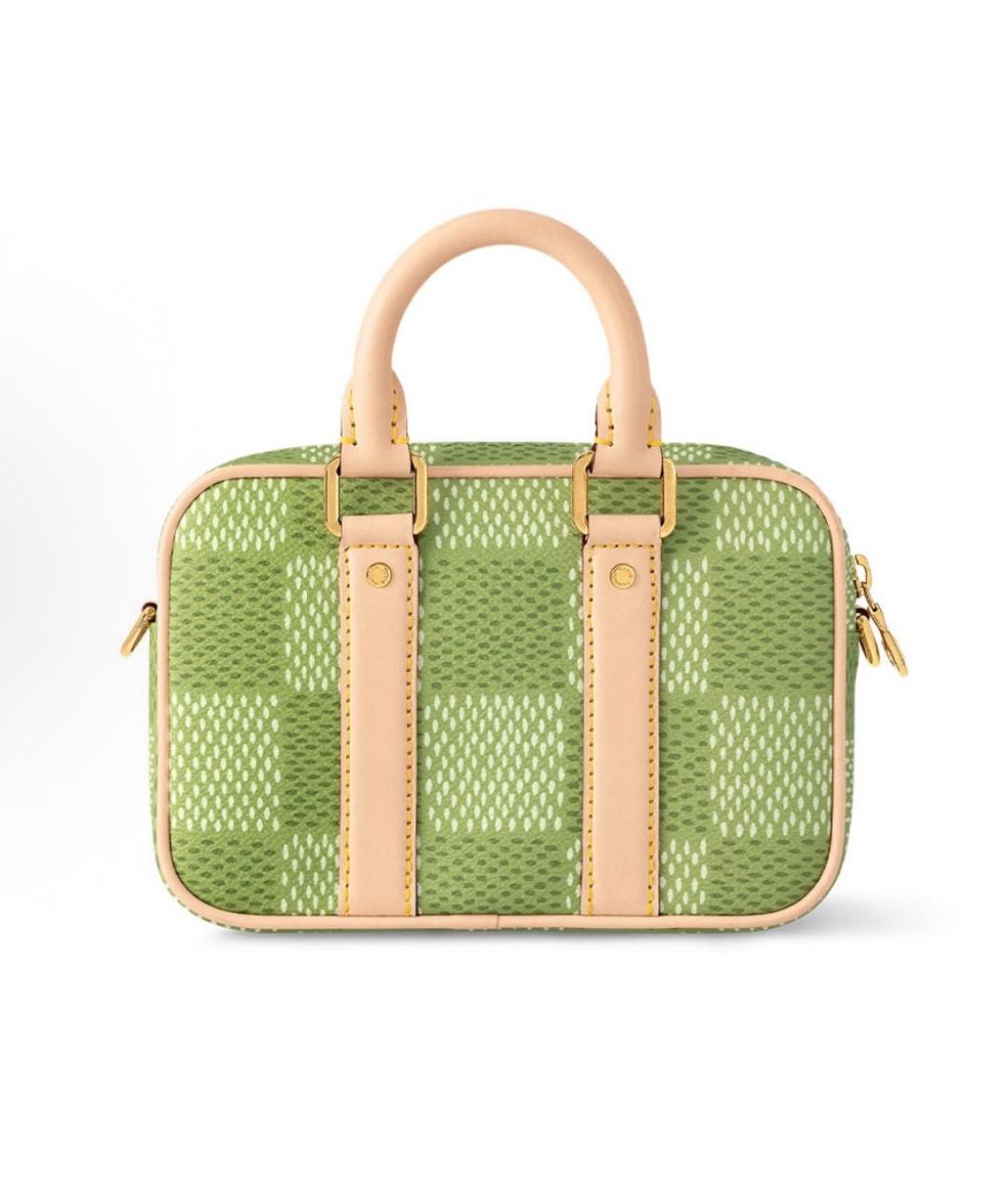 LOUIS VUITTON Зеленая сумка с короткими ручками, фото 3