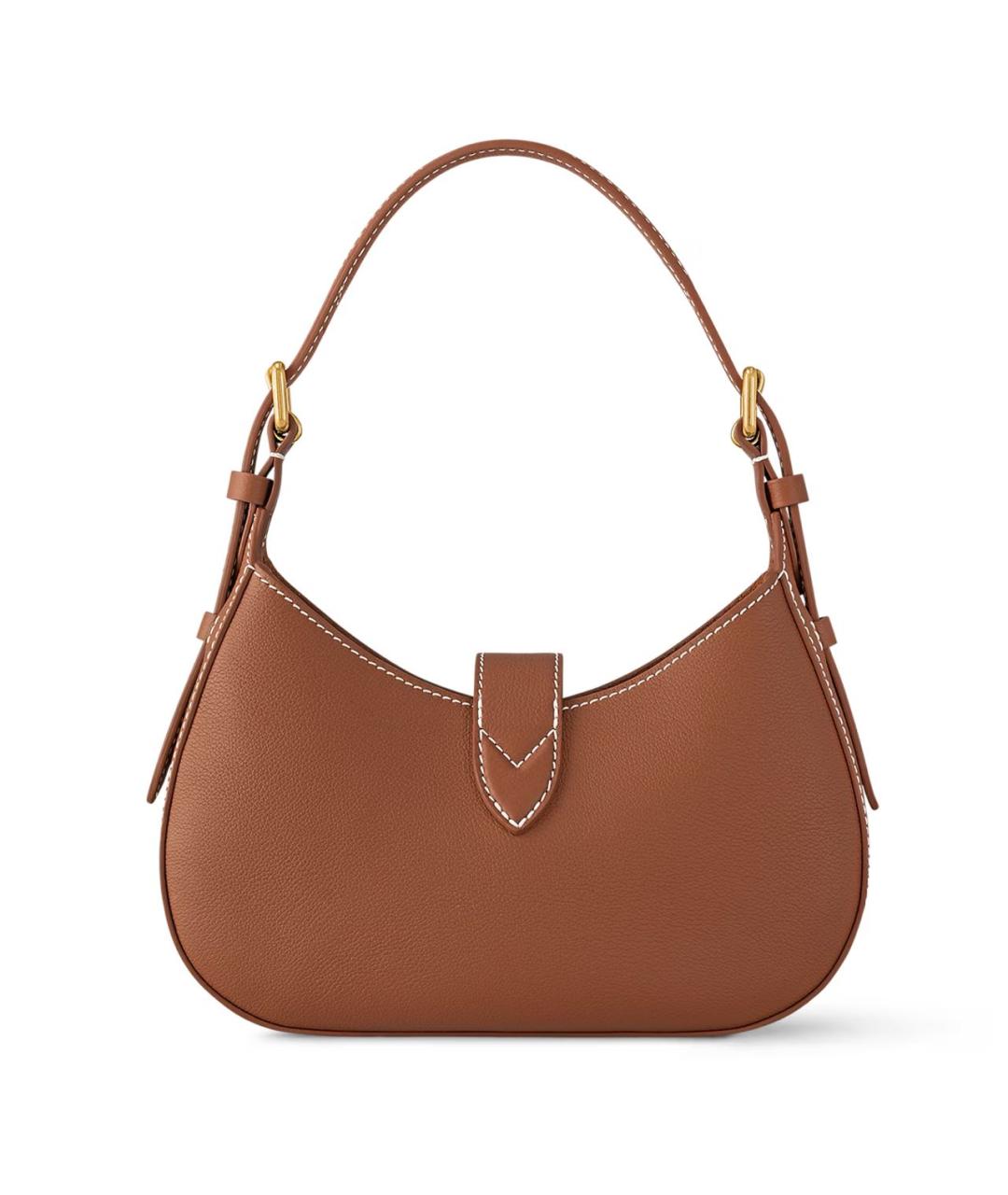 LOUIS VUITTON Коричневая сумка с короткими ручками, фото 5