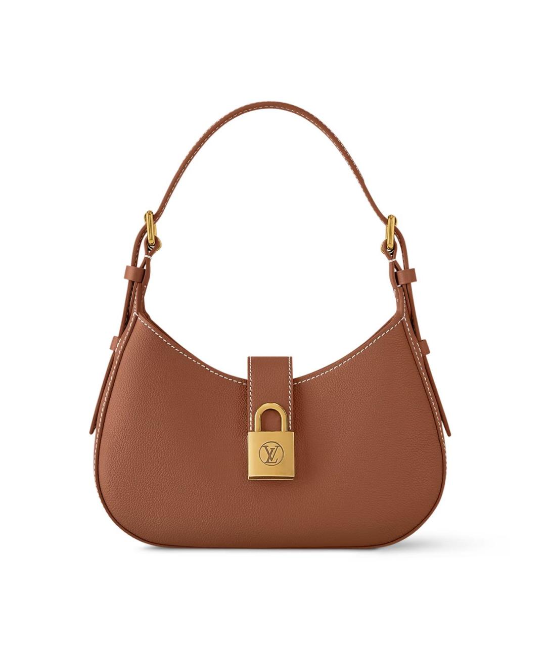 LOUIS VUITTON Коричневая сумка с короткими ручками, фото 9