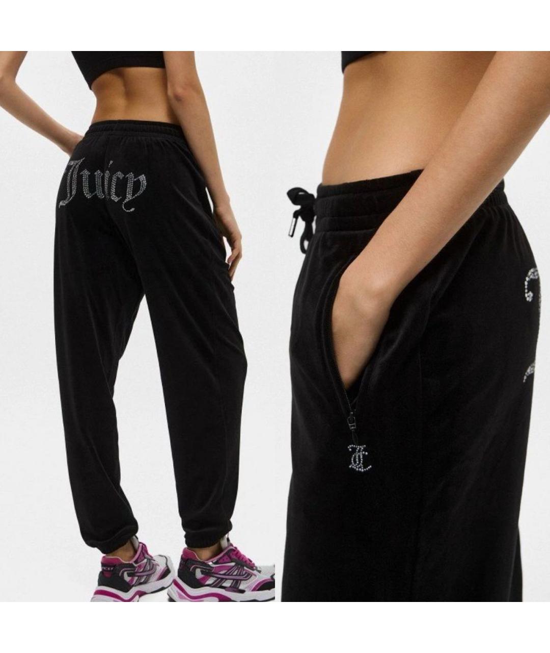 JUICY COUTURE Черный полиэстеровый костюм с брюками, фото 8