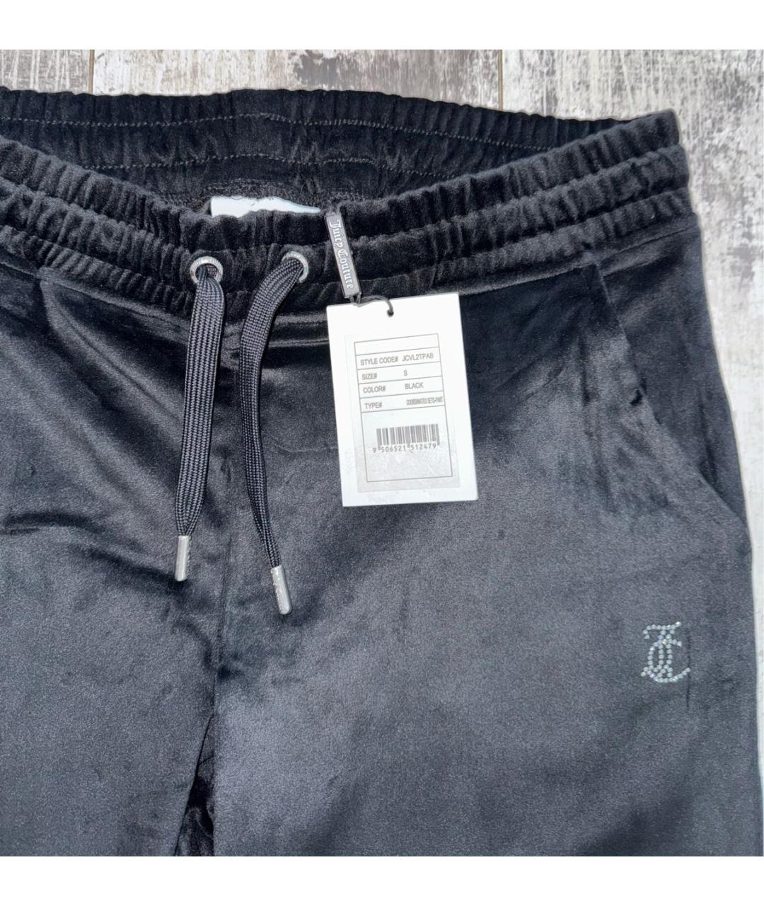 JUICY COUTURE Черный полиэстеровый костюм с брюками, фото 4