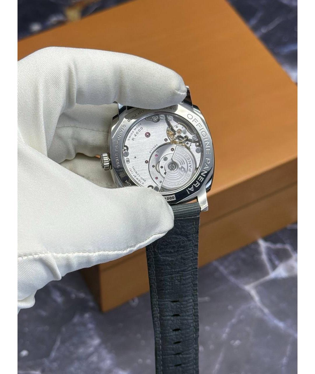 PANERAI Белые металлические часы, фото 5