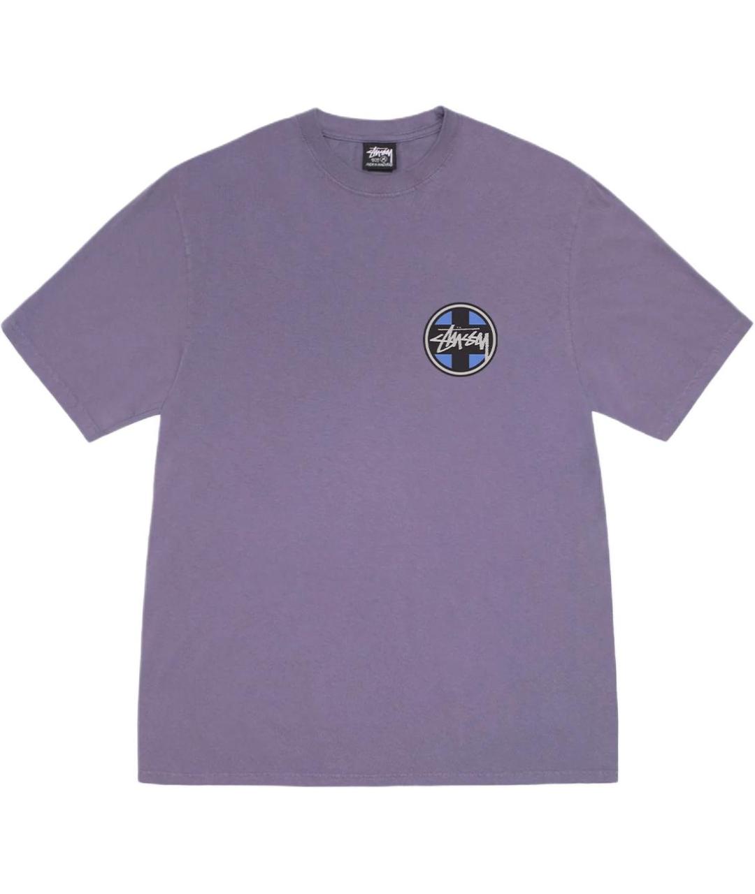 STUSSY Фиолетовая футболка, фото 1