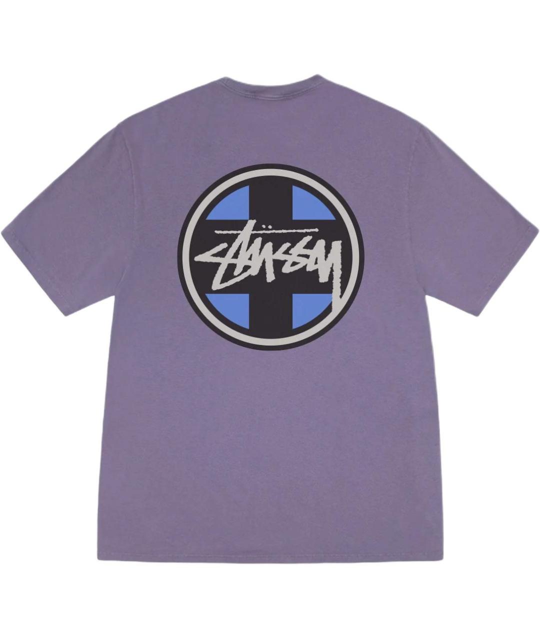 STUSSY Фиолетовая футболка, фото 2