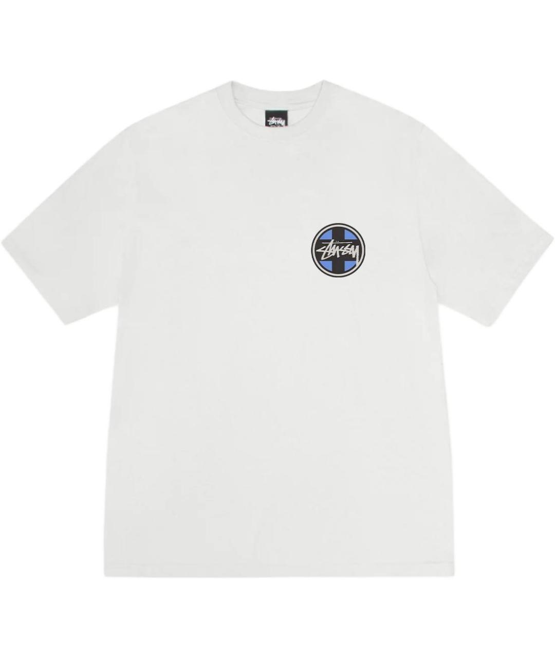 STUSSY Белая футболка, фото 1