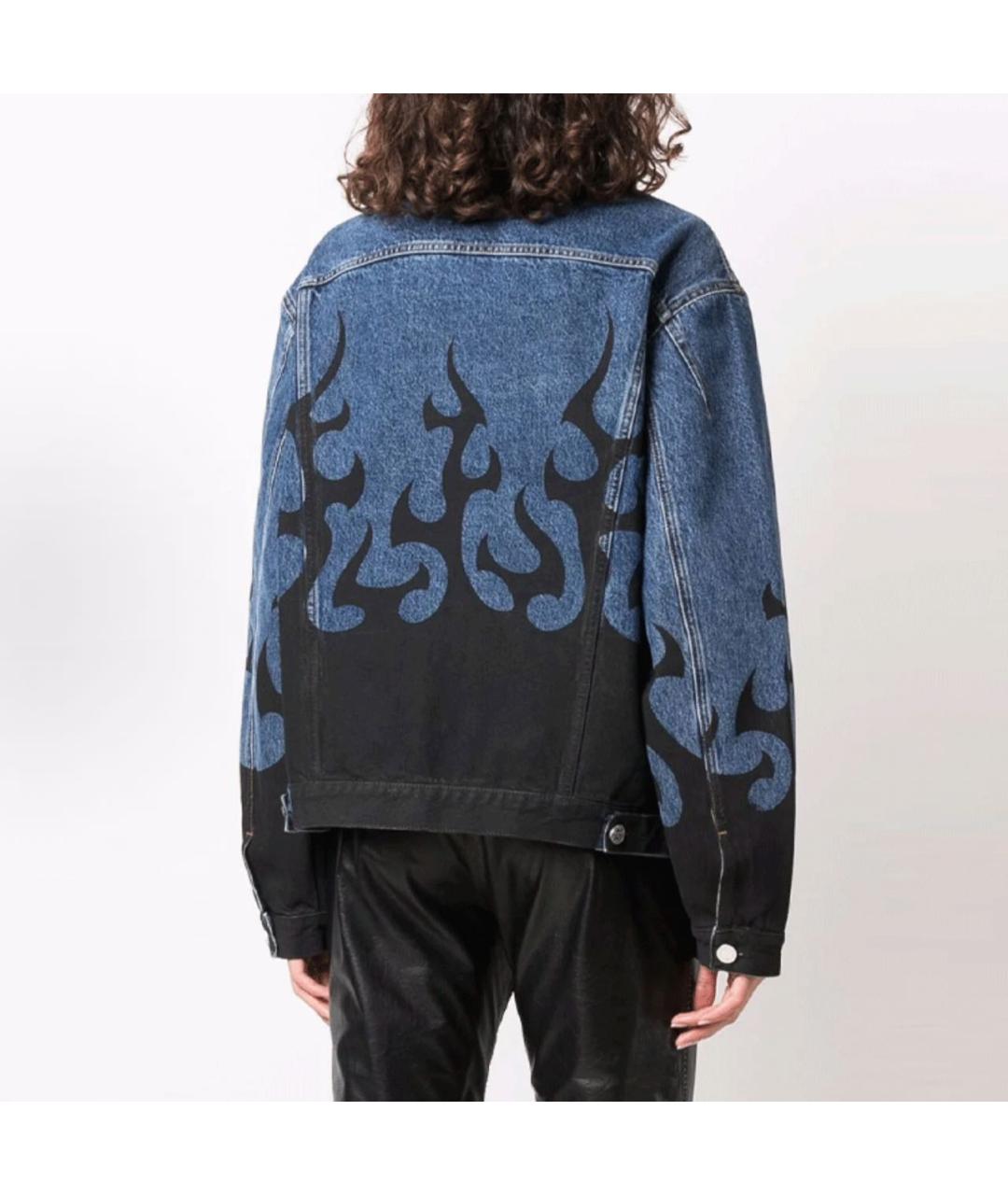 VETEMENTS Синяя хлопковая куртка, фото 3