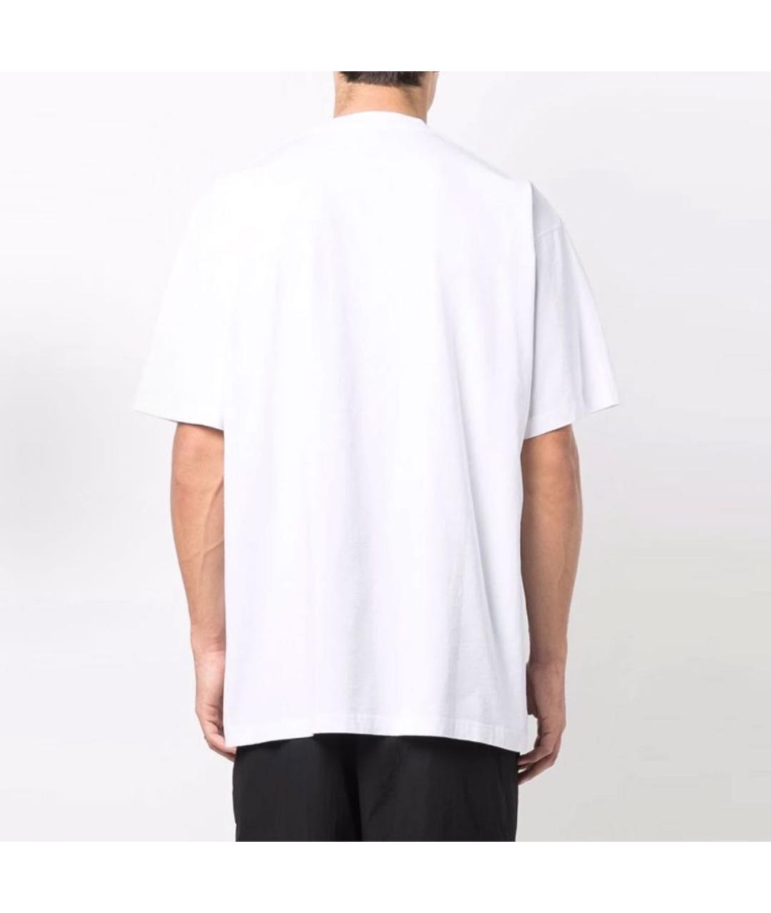 VETEMENTS Белая хлопковая футболка, фото 5