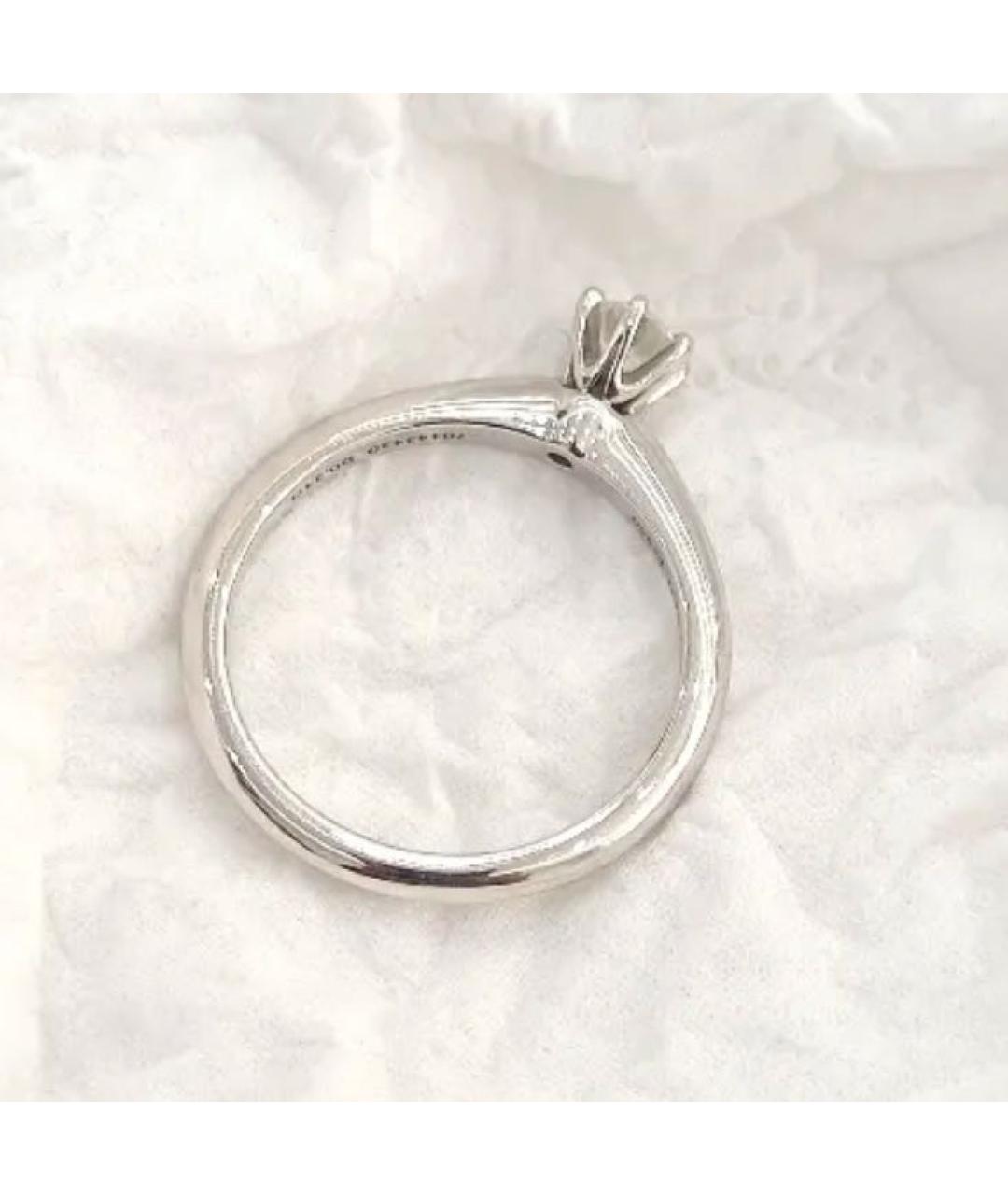 TIFFANY&CO Платиновое кольцо, фото 4