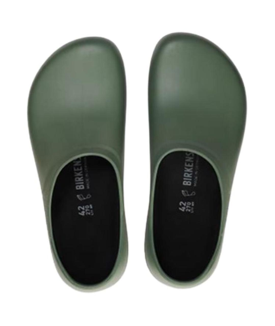 BIRKENSTOCK Зеленые сабо, фото 3