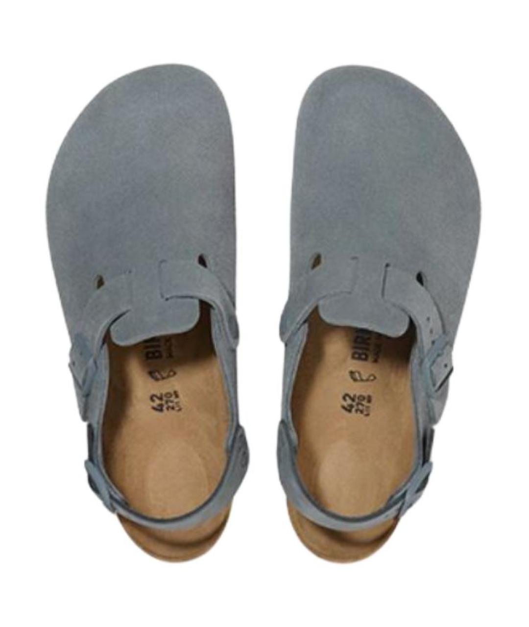 BIRKENSTOCK Серые сабо, фото 3