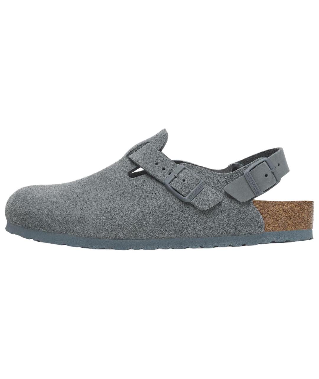 BIRKENSTOCK Серые сабо, фото 4