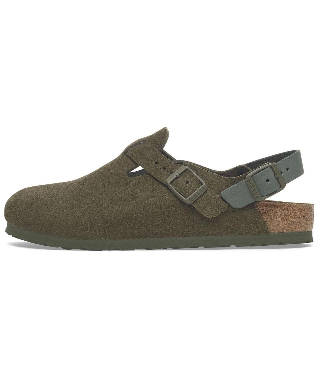 BIRKENSTOCK Зеленые сабо, фото 6