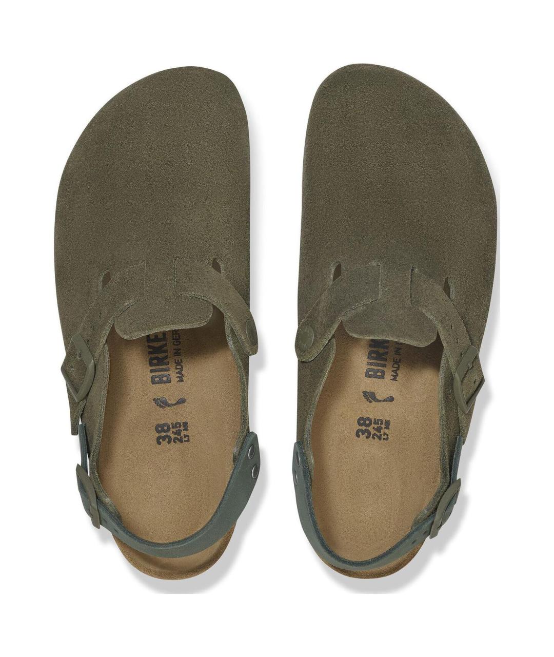 BIRKENSTOCK Зеленые сабо, фото 4