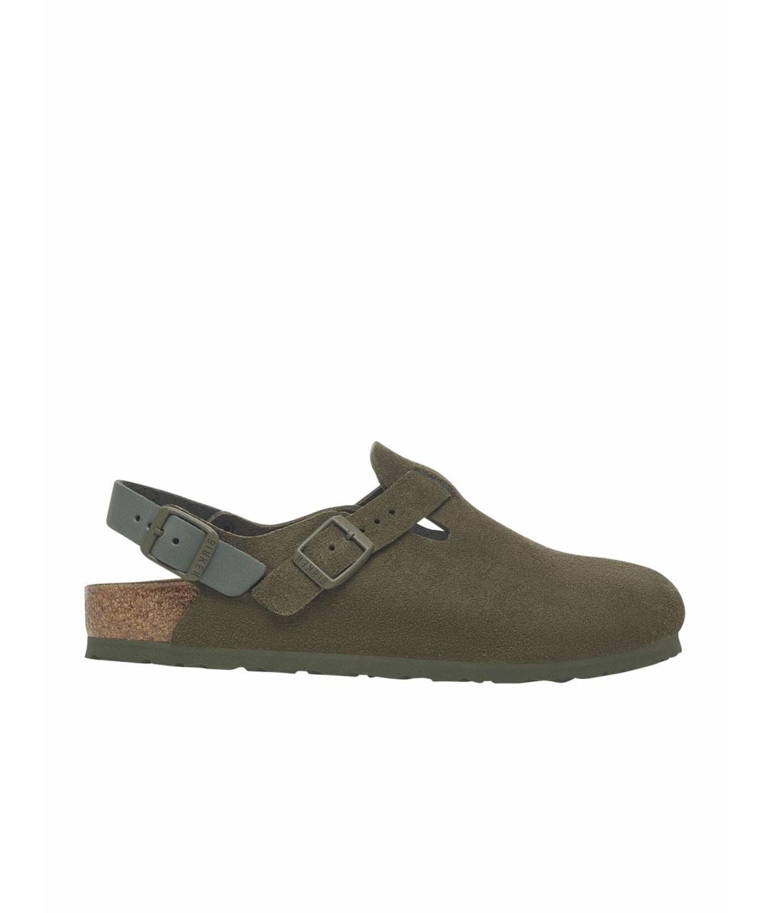 BIRKENSTOCK Зеленые сабо, фото 1