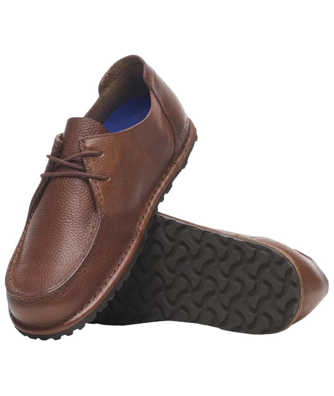 BIRKENSTOCK Коричневые кожаные лоферы, фото 5