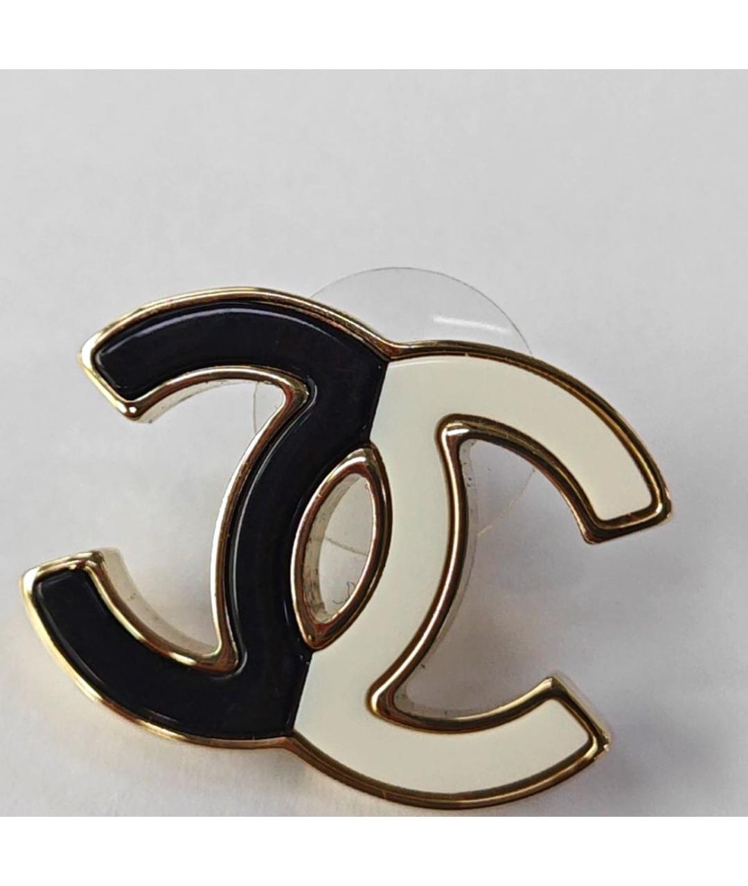 CHANEL Металлические серьги, фото 4